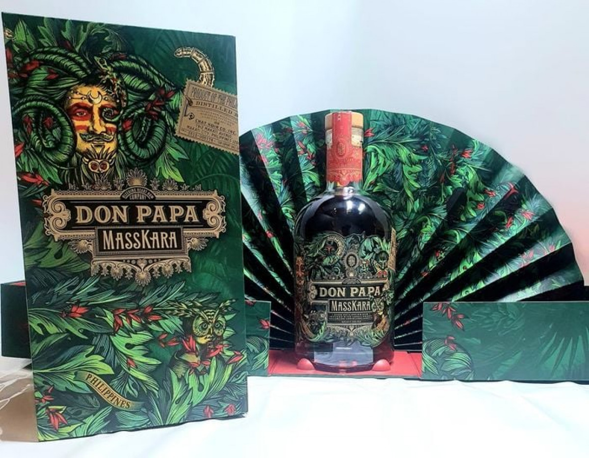 Don Papa Masskara s boxem - Limitovaná edice 0.7l 40%