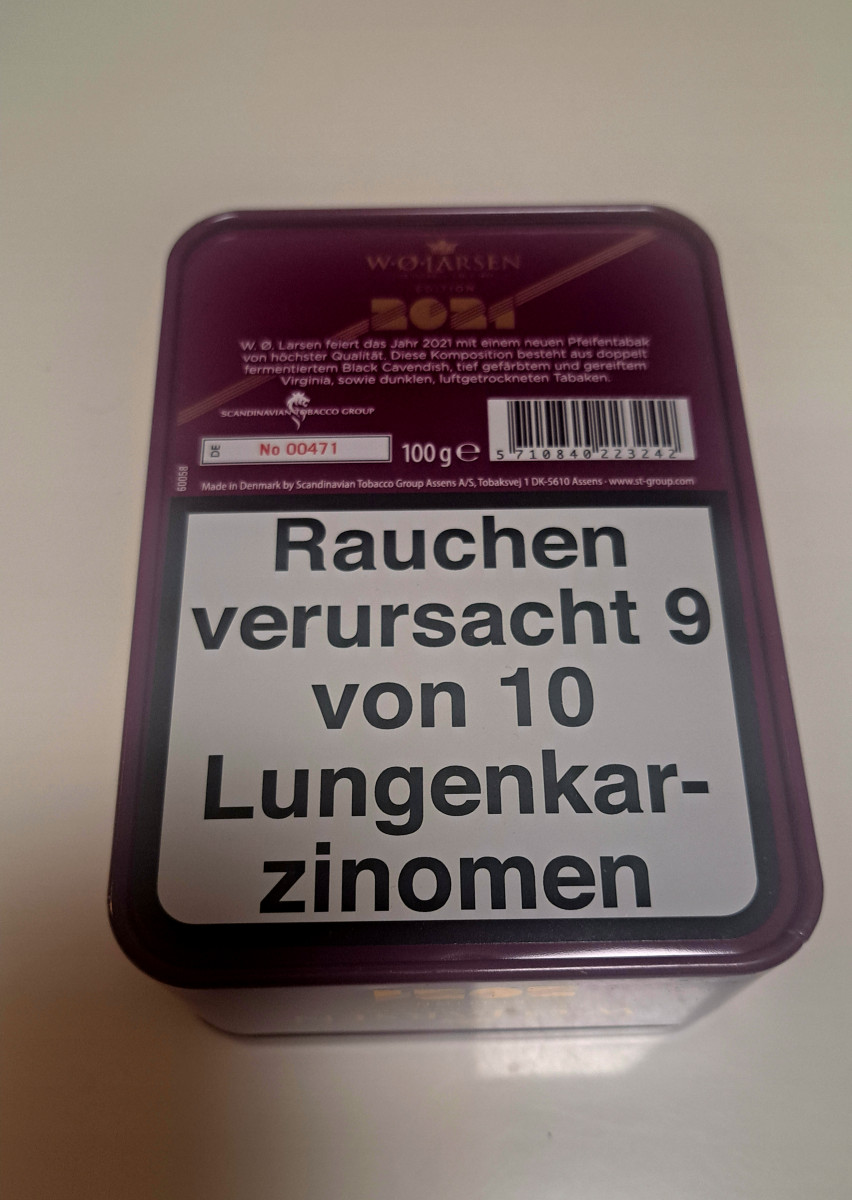 W.O.Larsen Limited Edition 2021 100g ČR