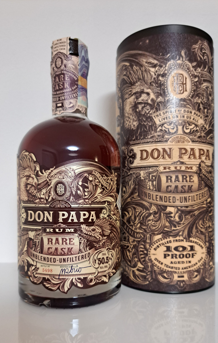 Don Papa Rare Cask 1ND Batch Nr. 5465 0.7l 50.5%