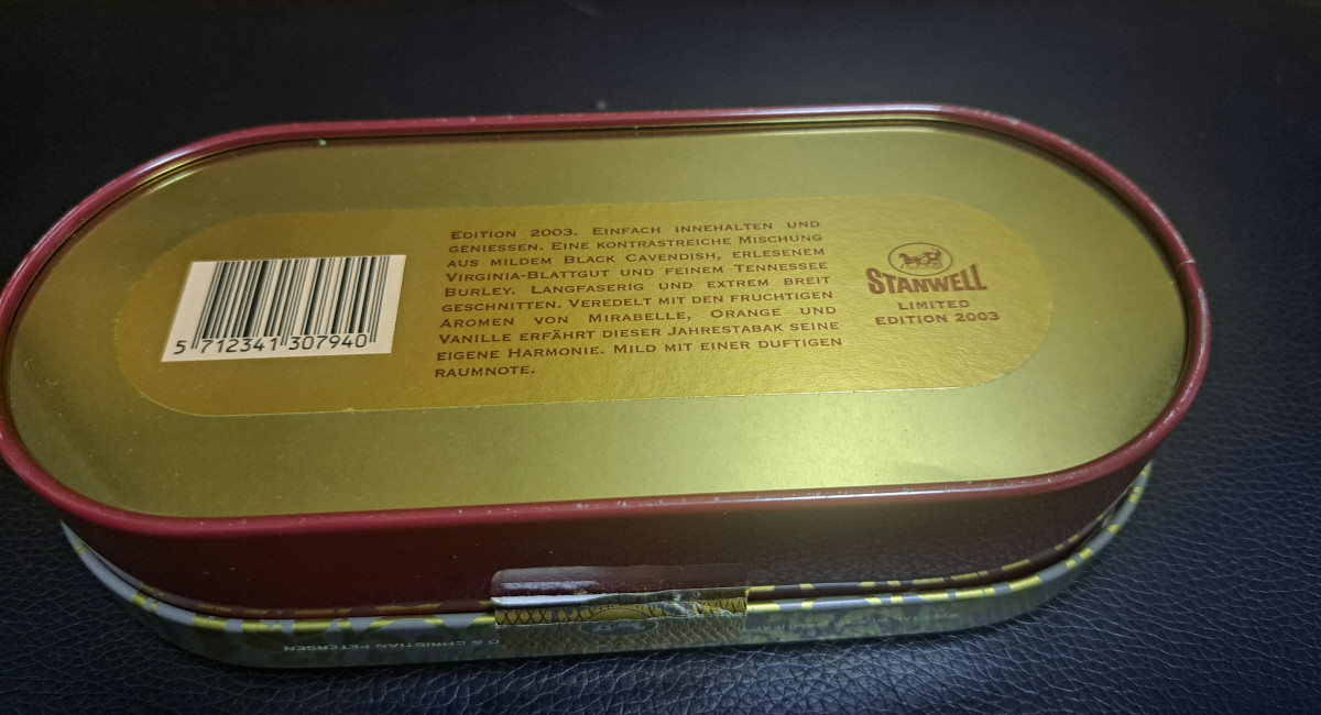 Stanwell Limitovaná edice pro rok 2003 100g – ČR