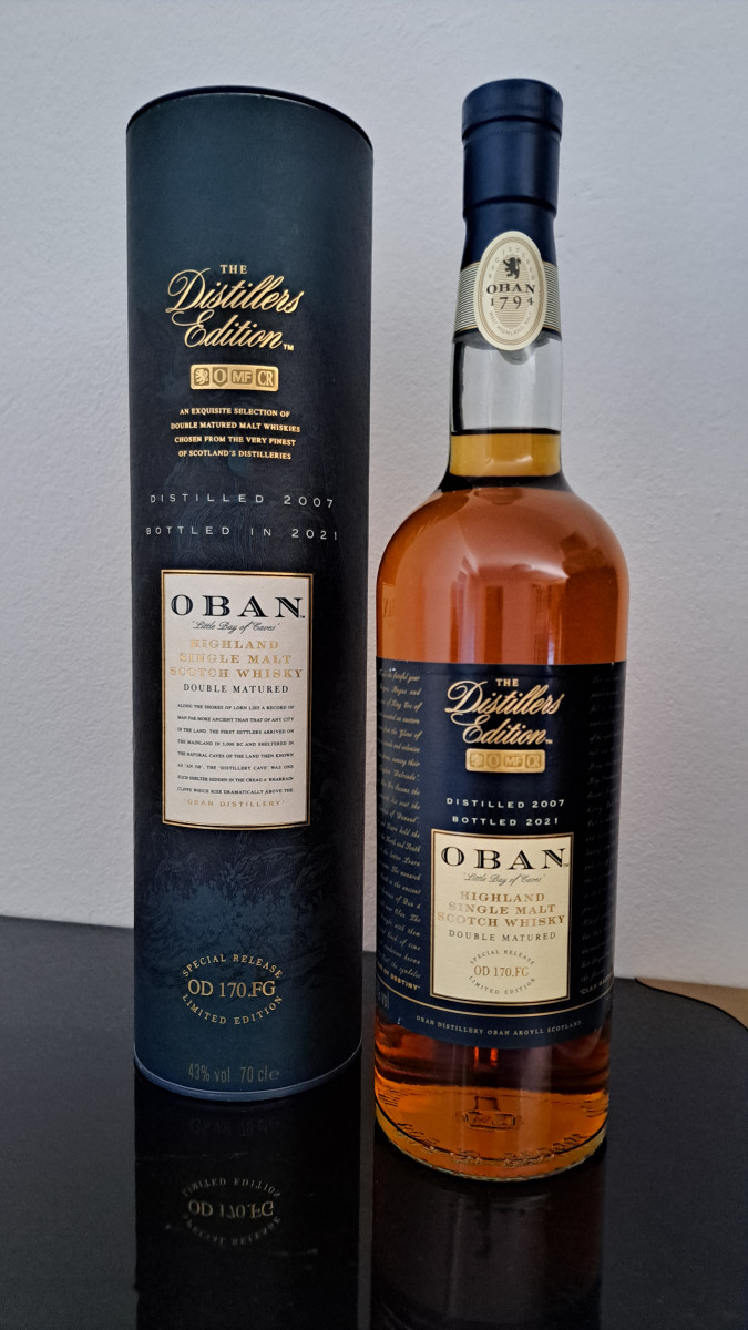 Oban Distillers Edition 2007 – 2021 43% 0.7l – ČR