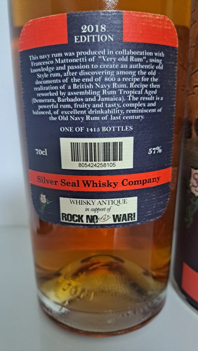 Silver Seal Old Navy Rum 2018 57% 0.7l – ČR