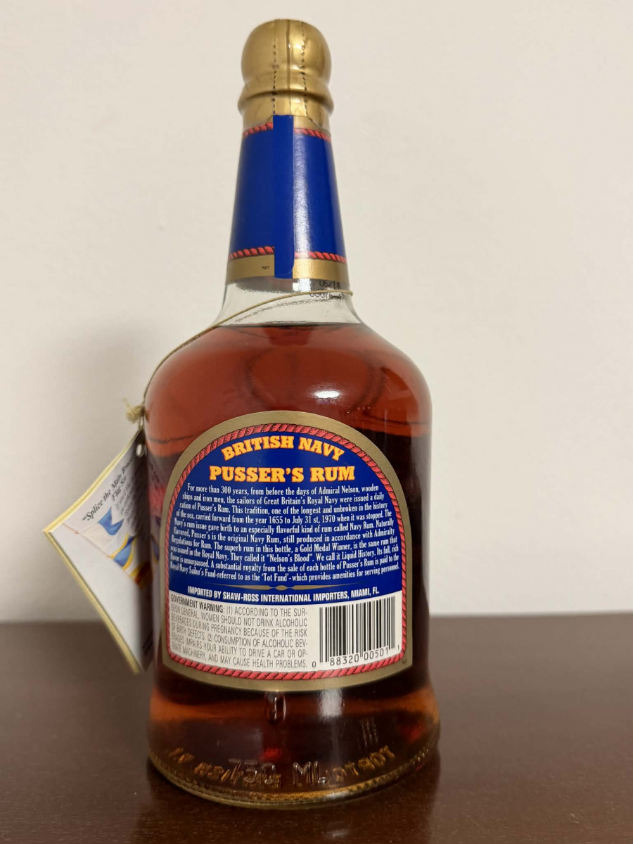 Pusser’s Blue Label Navy  47% 0.75l – ČR