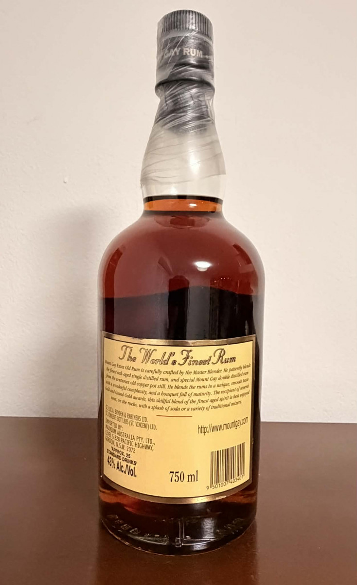 Mount Gay Extra Old 43% 0.75l – ČR
