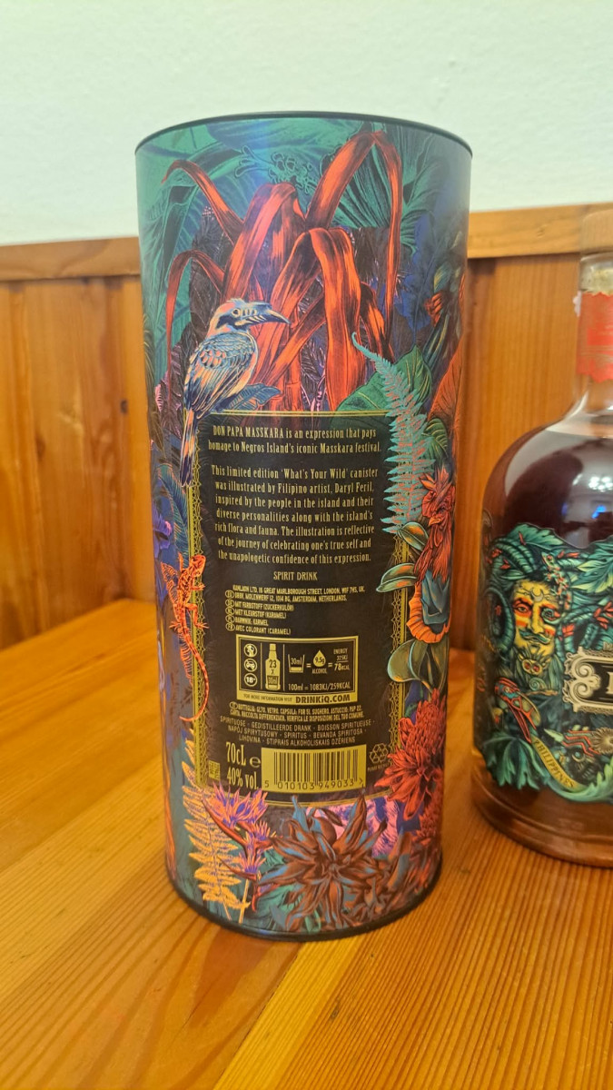 Don Papa Masskara nová tuba + láhev